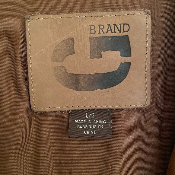 Vintage Guess Leather Jacket/Blazer - Picture 3 of 4